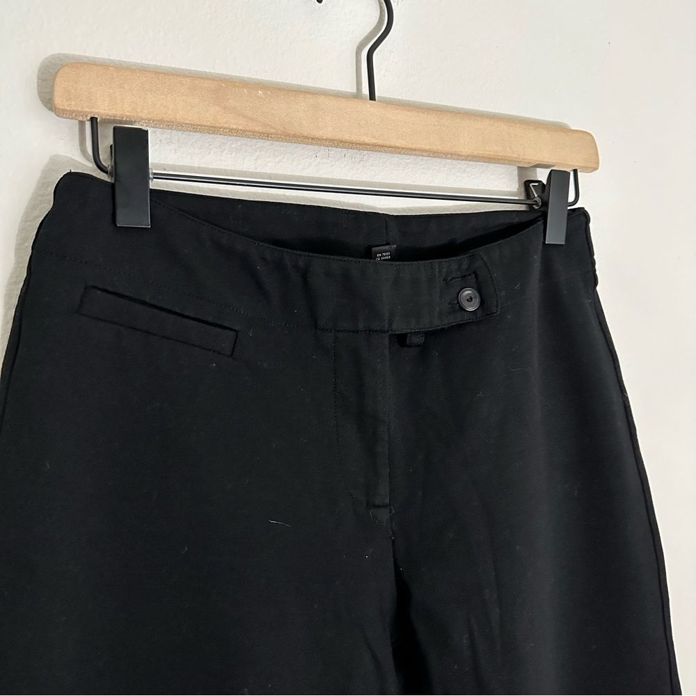 EILEEN FISHER petite black straight leg dress pant - Picture 3 of 7
